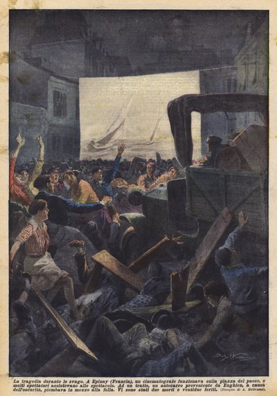La tragedia durante lo svago da Achille Beltrame