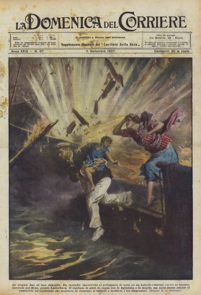 La tragica fine di una famiglia da Achille Beltrame