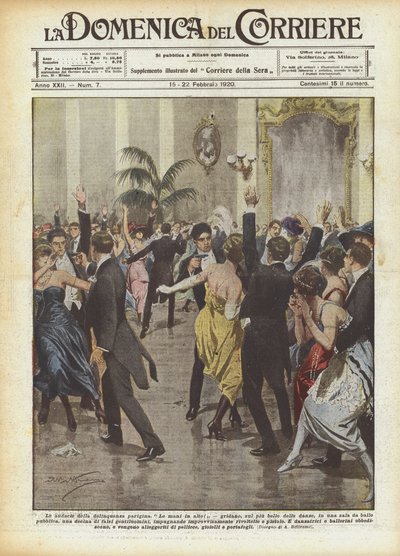 Le audacie della delinquenza parigina da Achille Beltrame