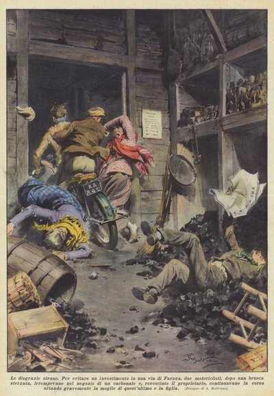 Le disgrazie strane da Achille Beltrame