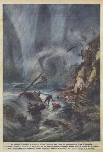Le grandi catastrofi da Achille Beltrame