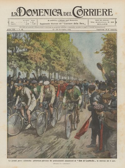 Grandi prove ciclistiche, partenza dei professionisti al Giro da Achille Beltrame