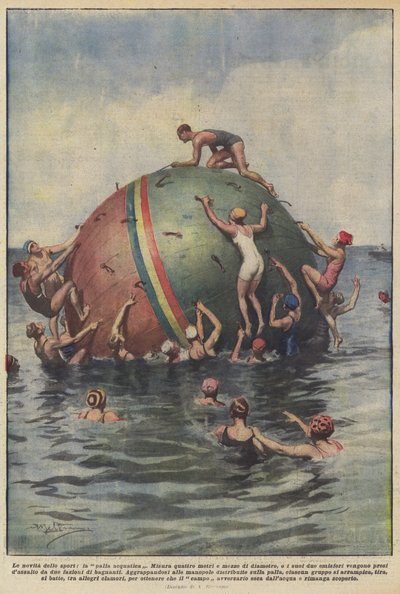 Le novità dello sport, la palla acquatica da Achille Beltrame