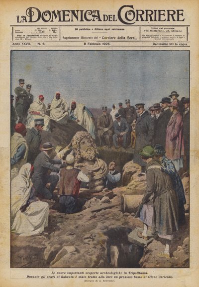 Le nuove importanti scoperte archeologiche in Tripolitania da Achille Beltrame