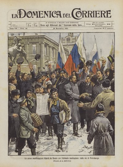 Le prime manifestazioni liberali in Russia per l