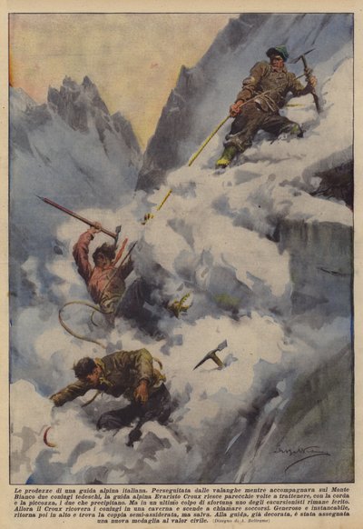 Le prodezze di una guida alpina italiana da Achille Beltrame