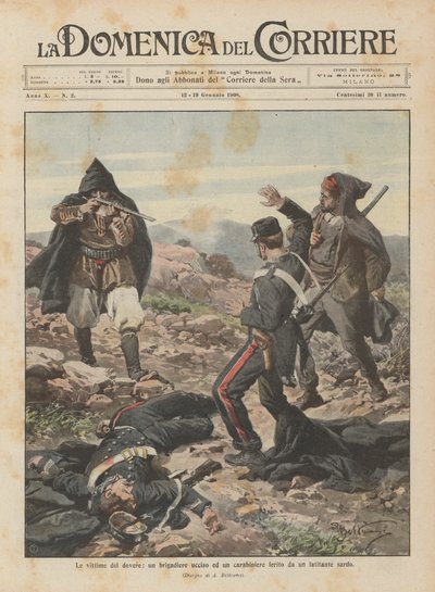 Le vittime del dovere, un brigadiere ucciso ed un carabiniere ferito da un latitante sardo da Achille Beltrame