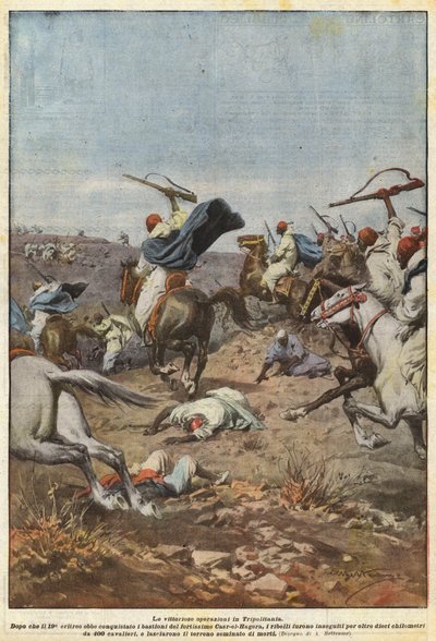 Le vittoriose operazioni in Tripolitania da Achille Beltrame