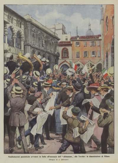Manifestazioni patriottiche avvenute in Italia all