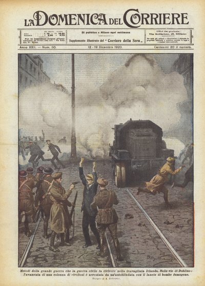 Metodi della grande guerra che la guerra civile fa rivivere nella travagliata Irlanda da Achille Beltrame