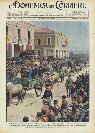 Nelle terre redente dal Fascismo da Achille Beltrame