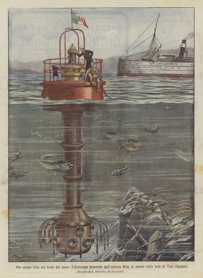 Per cercar loro nel fondo del mare, l