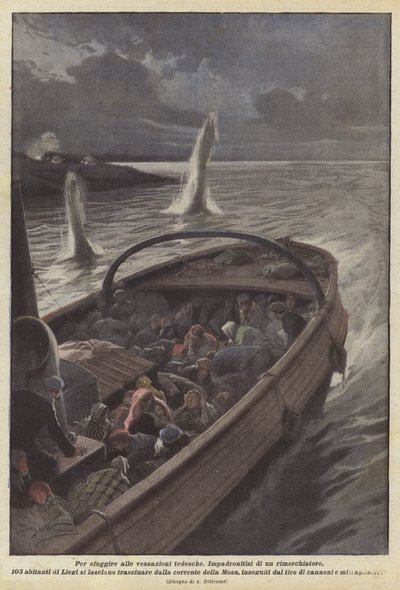 Per sfuggire alle vessazioni tedesche da Achille Beltrame