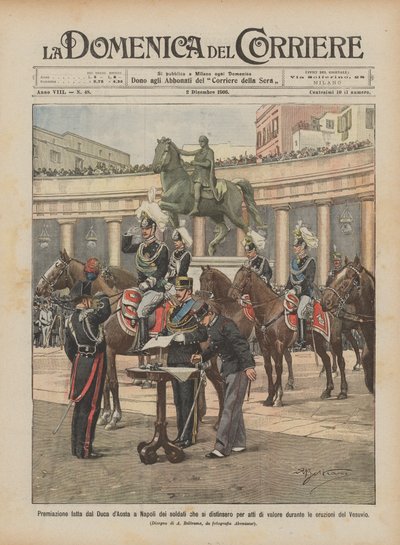 Premiazione fatta dal Duca d