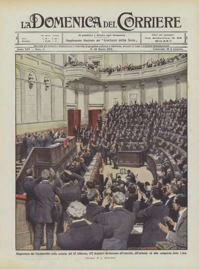 Riapertura del Parlamento, nella seduta del 22 febbraio, 472 deputati acclamano l