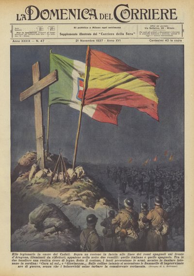 Rito legionario in onore dei Caduti da Achille Beltrame