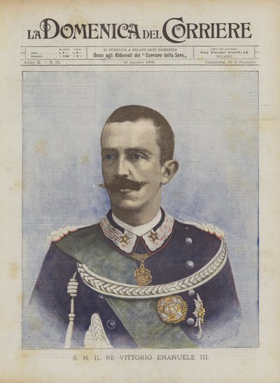 S.M. il re Vittorio Emanuele III da Achille Beltrame