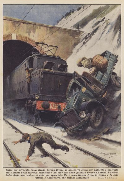 Salvo per miracolo da Achille Beltrame