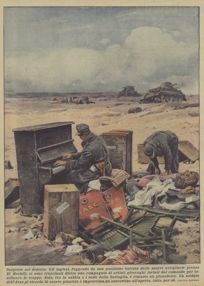 Sorpresa nel deserto da Achille Beltrame