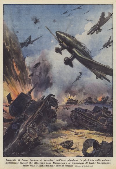 Tempesta di fuoco da Achille Beltrame