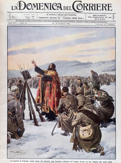 La guerra in Polonia, un prete russo invoca Dio per aiutare l
