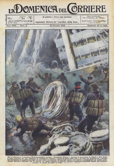 Tra il ghiaccio e i cavalloni da Achille Beltrame