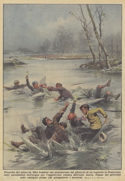 Tragedia del ghiaccio da Achille Beltrame