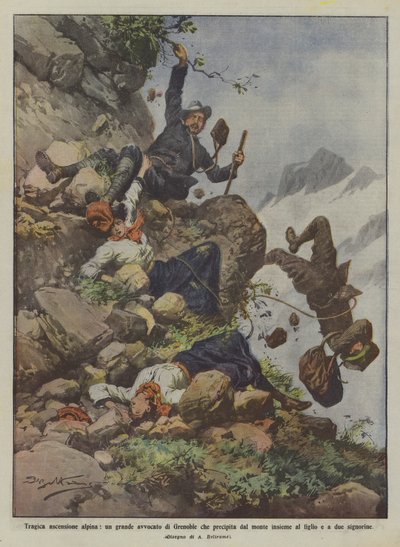 Tragica ascensione alpina, un grande avvocato di Grenoble che precipita dal monte da Achille Beltrame