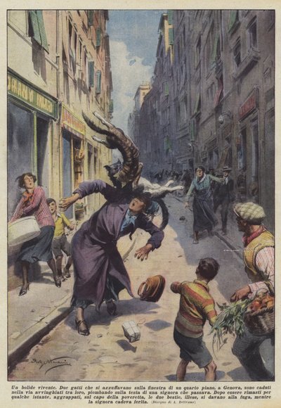 Un bolide vivente da Achille Beltrame