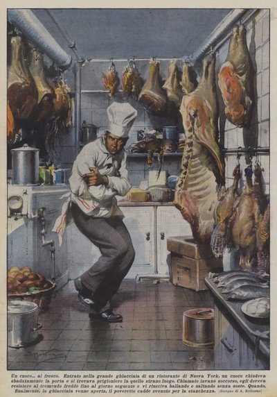 Un cuoco al fresco da Achille Beltrame