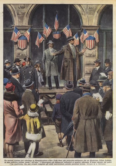 Un curioso sistema per alleviare la disoccupazione a New York da Achille Beltrame