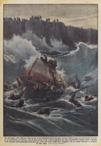 Un dramma nella Manica da Achille Beltrame