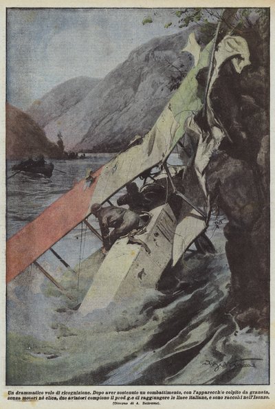 Un drammatico volo di ricognizione da Achille Beltrame