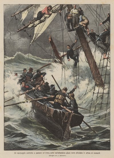 Un equipaggio costretto a passare un