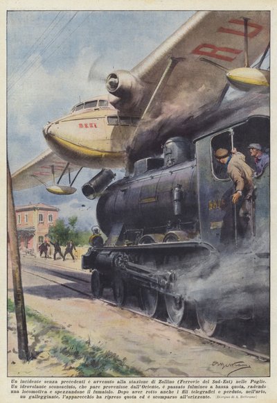 Un incidente senza precedenti è avvenuto alla stazione di Zollino (Ferrovie del Sud-Est) nelle Puglie da Achille Beltrame