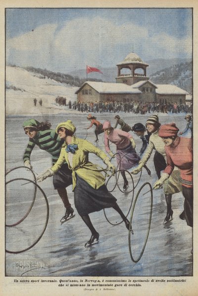 Un nuovo sport invernale da Achille Beltrame