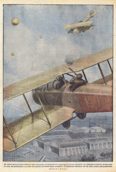 Un nuovo sport per gli aviatori è stato introdotto in Inghilterra e aggiungerà nuova attrattiva da Achille Beltrame