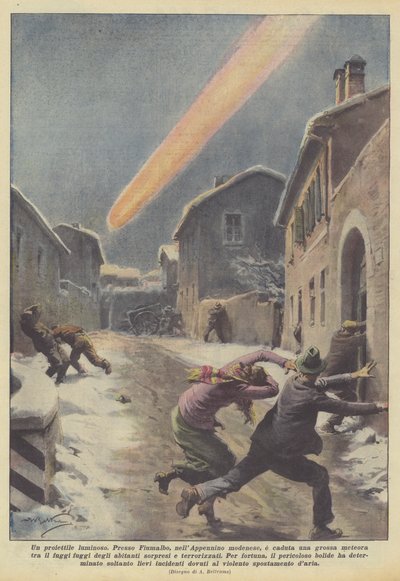 Un proiettile luminoso da Achille Beltrame