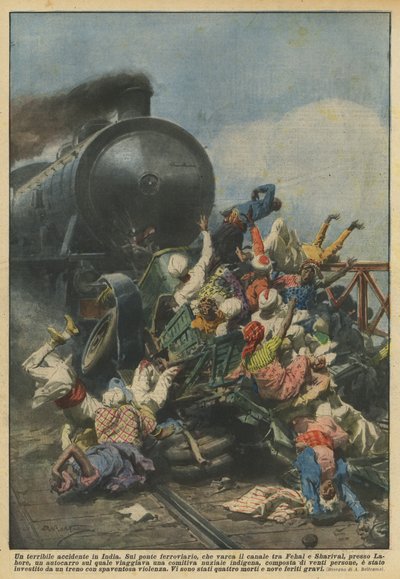 Un terribile incidente in India da Achille Beltrame