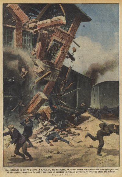 Una catapulta di nuovo genere da Achille Beltrame