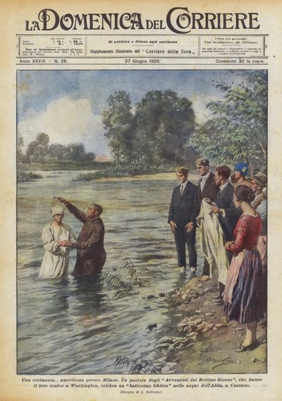 Una cerimonia americana presso Milano da Achille Beltrame