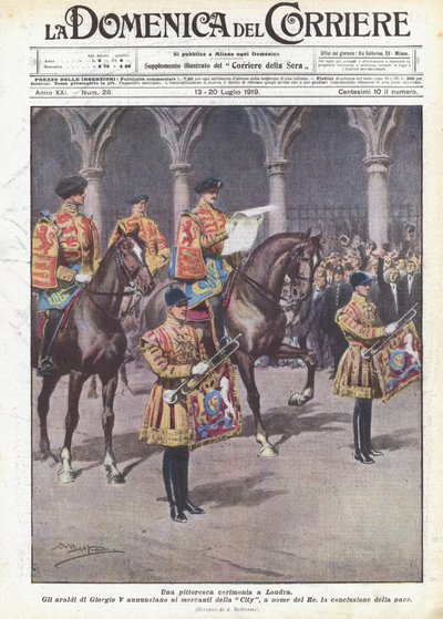 Una pittoresca cerimonia a Londra da Achille Beltrame