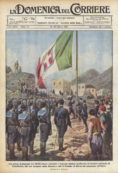 Una presa di possesso nel Mediterraneo orientale da Achille Beltrame