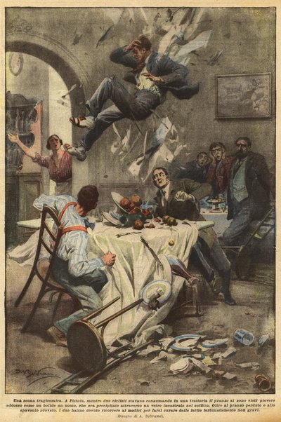 Una scena tragicomica da Achille Beltrame