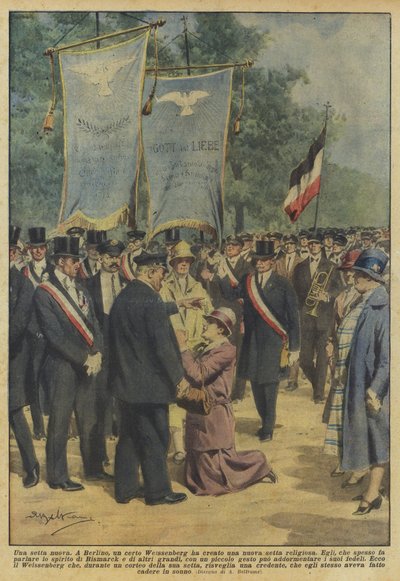 Una setta nuova da Achille Beltrame