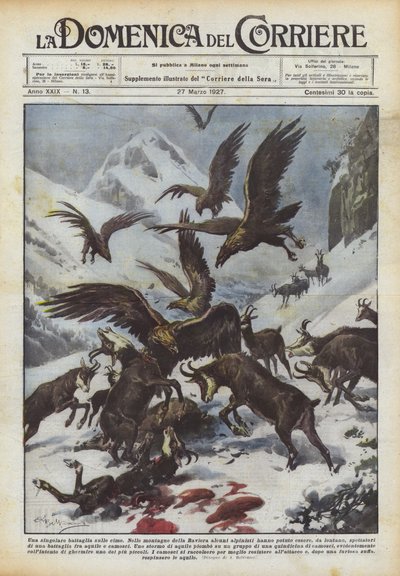 Una singolare battaglia sulle cime da Achille Beltrame