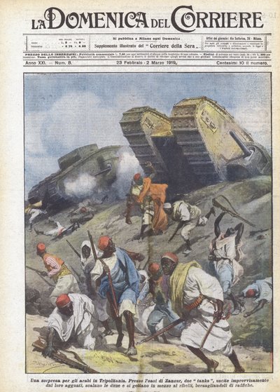 Una sorpresa per gli arabi in Tripolitania da Achille Beltrame