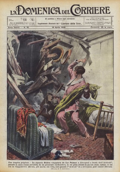 Una tragica prigione da Achille Beltrame