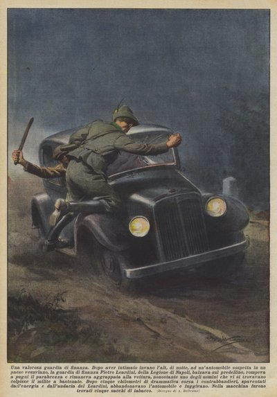 Una valorosa guardia di finanza da Achille Beltrame