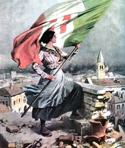 Prima guerra mondiale 1915-1918 Italia - Vittorio Veneto da Achille Beltrame